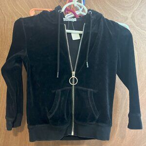 Girl's size 8 Hopscotch Velour Hoodie